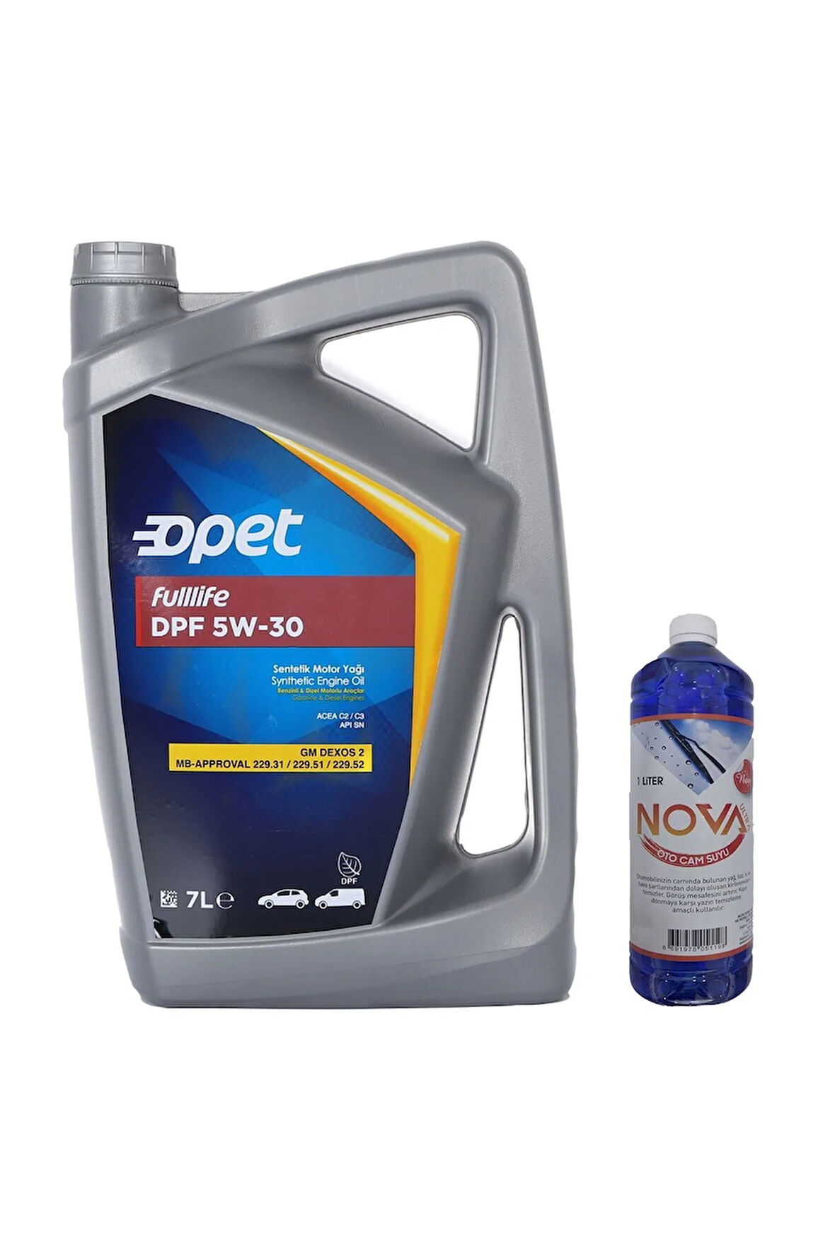 Fulllife Dpf 5w-30 Sentetik Motor Yağı 7 L + 1lt Oto Cam Suyu