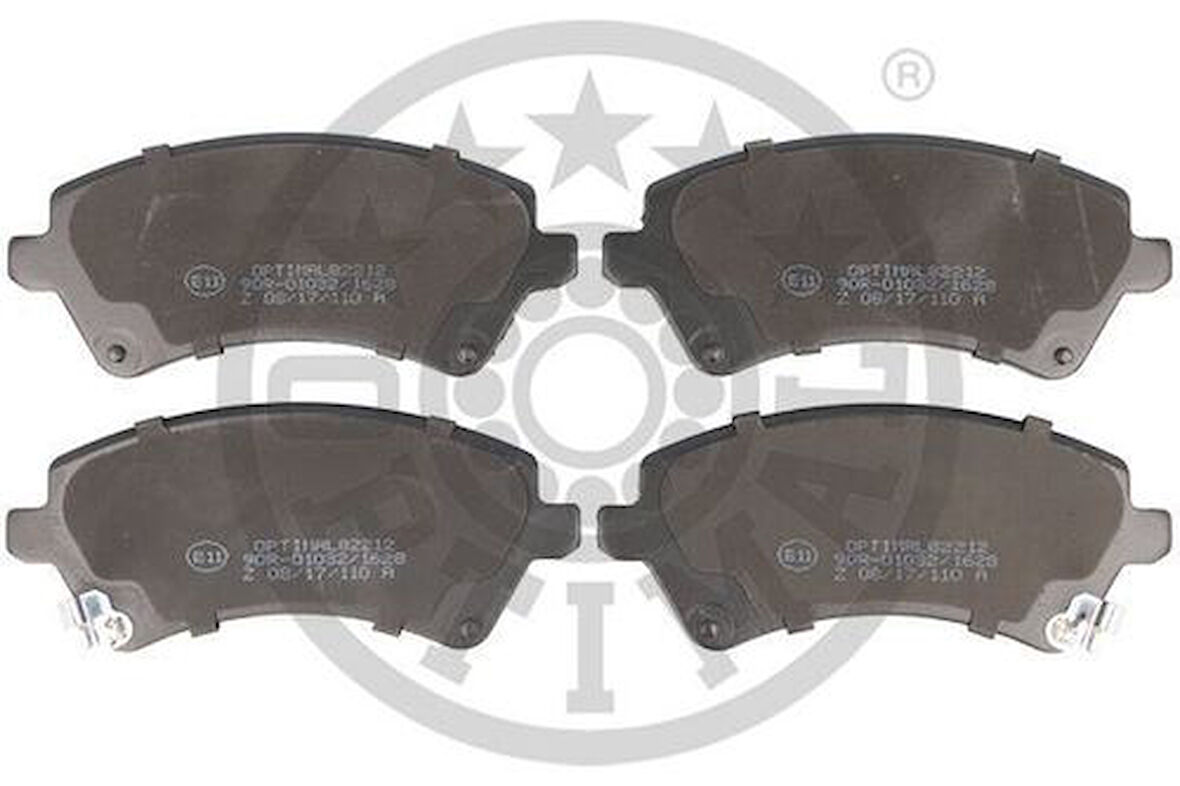 Optımal Bp82212 Ön Fren Balata Seti Dısklı Fren Toyota Corolla E12 Corolla Estate E12 Corolla Saloon E12 2001 0 1-2008 03