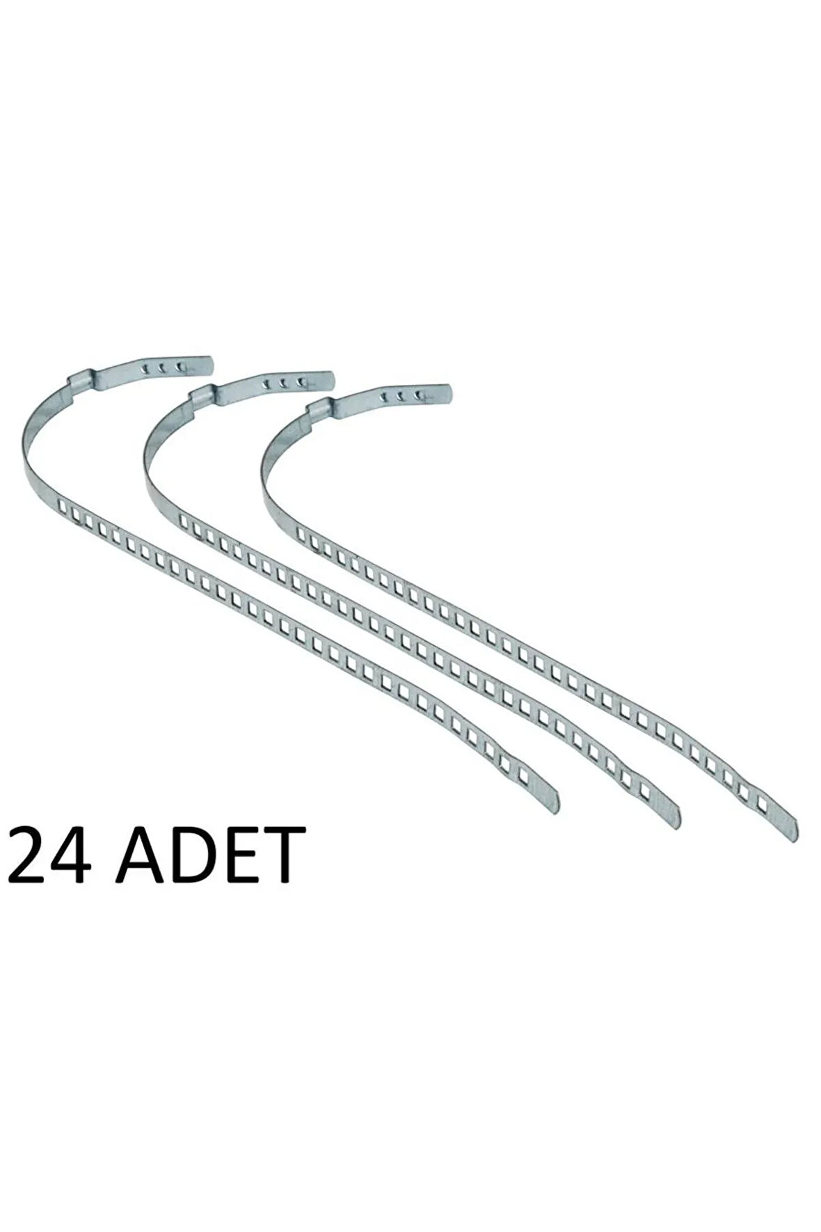 AKS KÖRÜK KELEPÇESİ UNİVERSAL 7mm KISA PKT 24 LÜK PASLANMAZ GALVENİZLİ SAÇ
