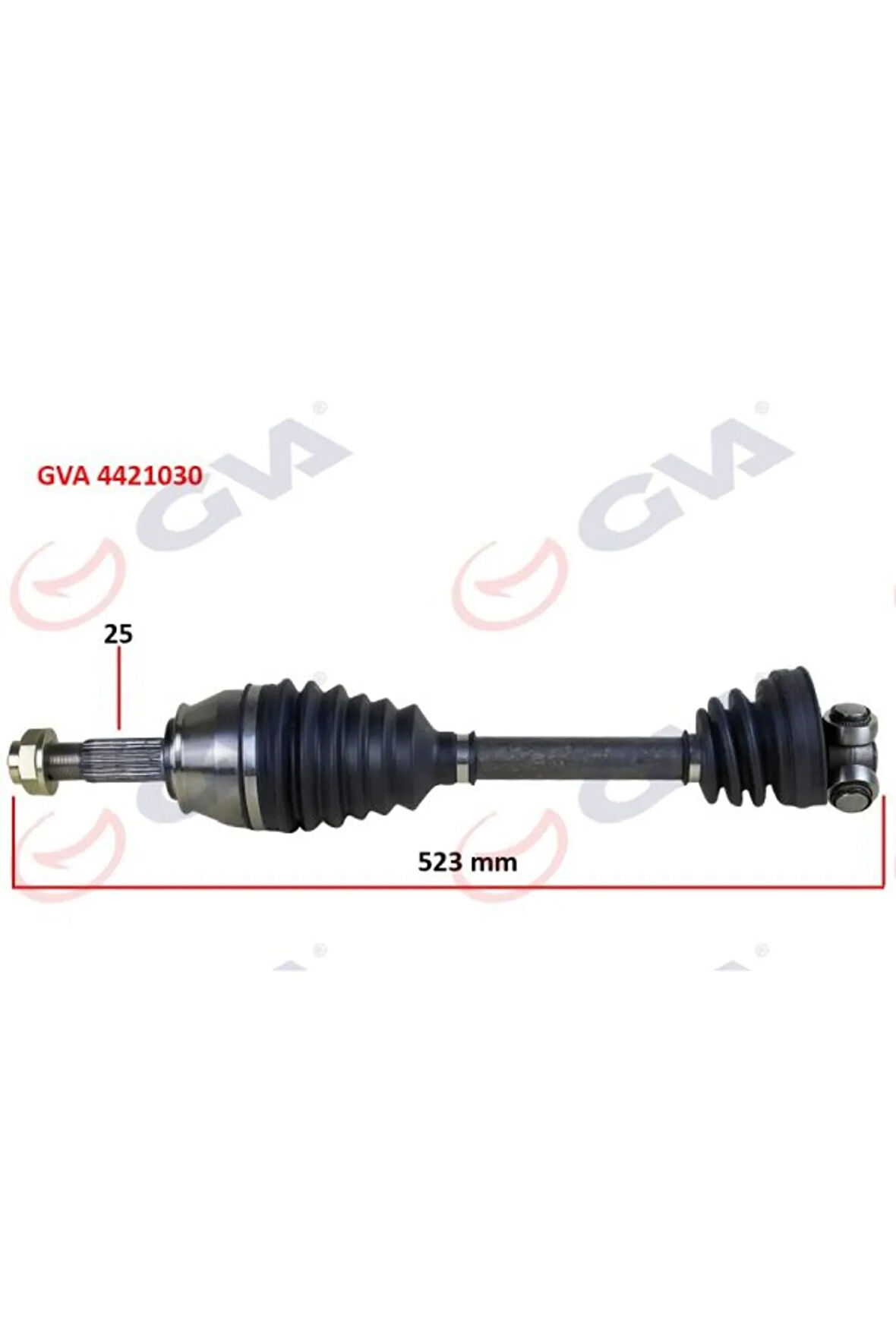 KOMPLE AKS SAĞ PALIO ALBEA DOBLO 1.3 MTJ 06 KISA TİP 523mm