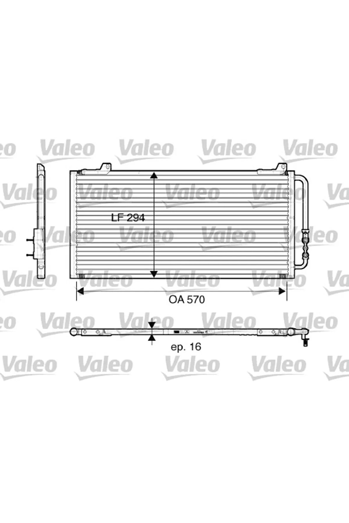 KLİMA RADYATÖRÜ ROVER 200 95-00 400 95-00 25 99-05 45 00-05 CABRIOLET 1.6 96-99