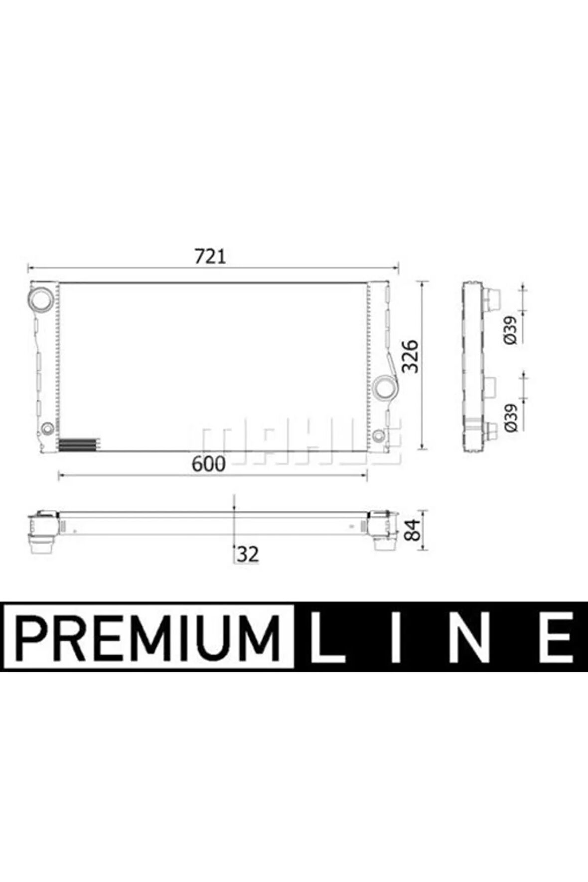Motor Su Radyatoru Premıum Lıne Bmw N55 B30 F10 F11 F07