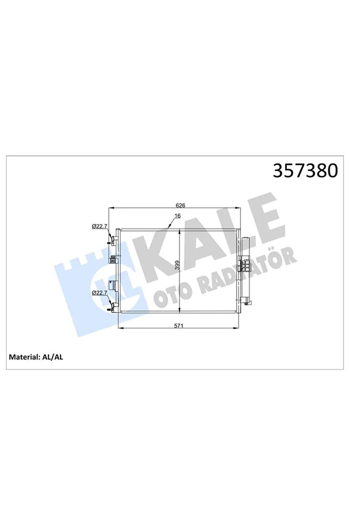 KLIMA RADYATORU KONDANSER FOCUS III 14 C MAX 15 CONNECT 13 KUGA II 14 17 1.0 ECO