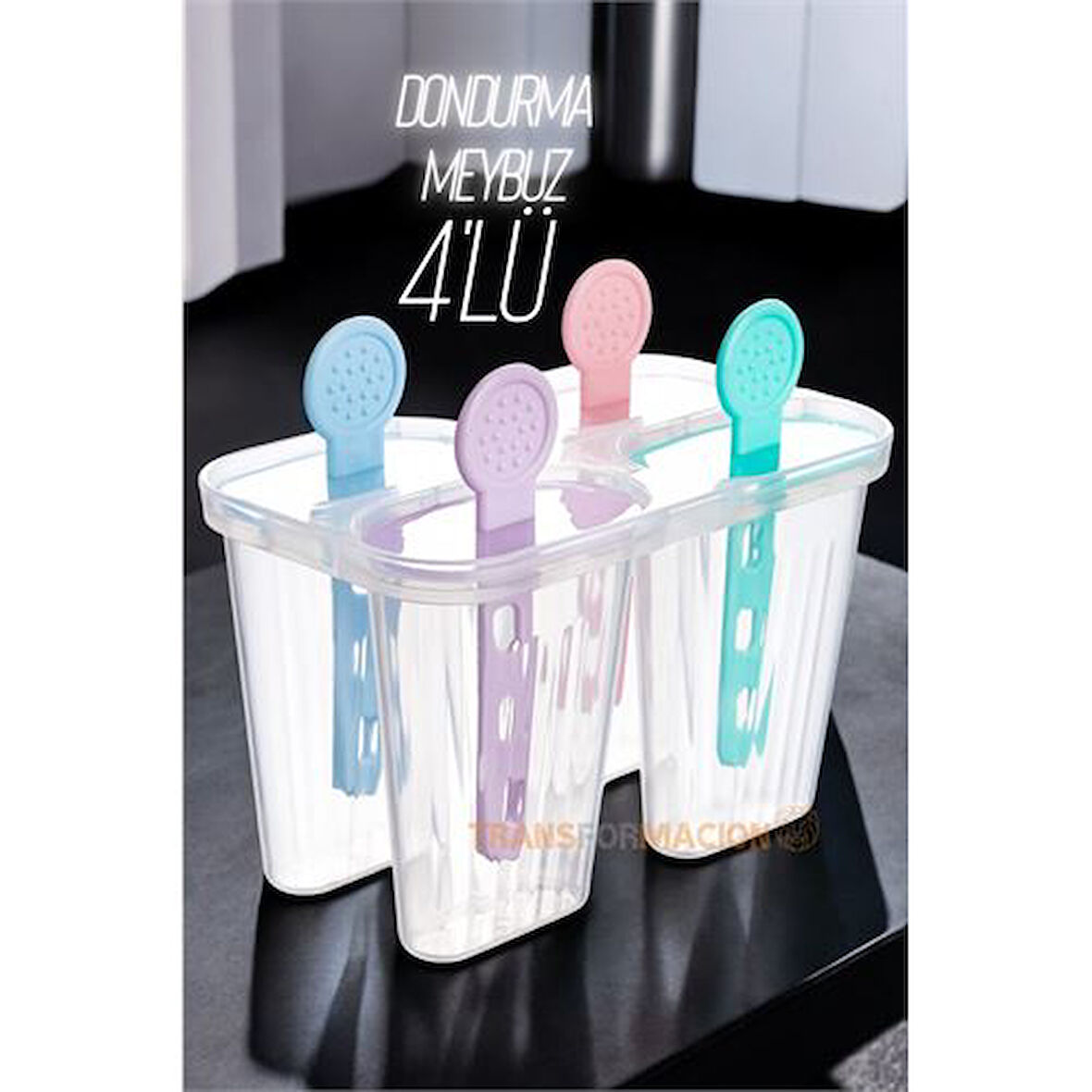 4'lü Dondurma Kalıbı Meybuz Kalıbı