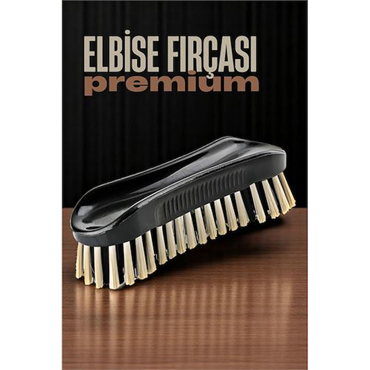 Sert Kıllı Elbise Fırçası - Pantolon Paça Fırçası -  Ayakkabı Bot Süet Nubuk Fırçası