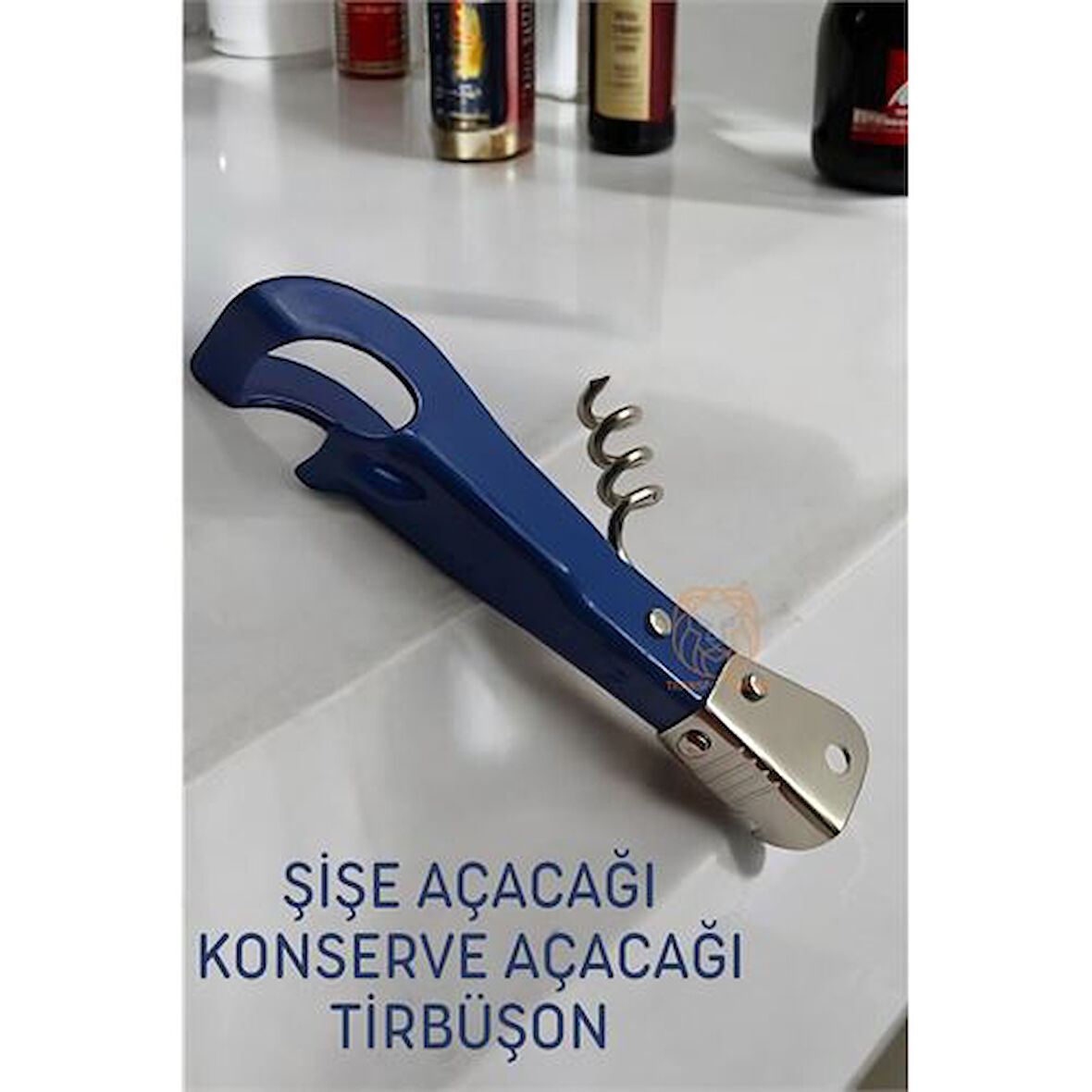 Multi Şişe Açacağı Tirbüşon Konserve Açacağı