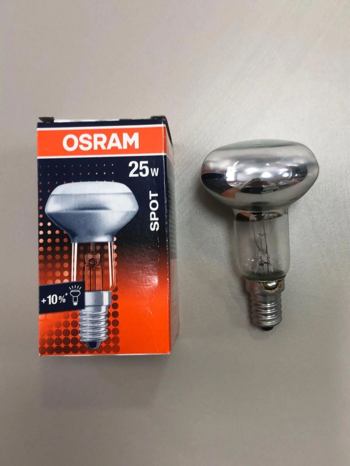2 ADET OSRAM R50 220V  E 14 25W SPOT LAMBA