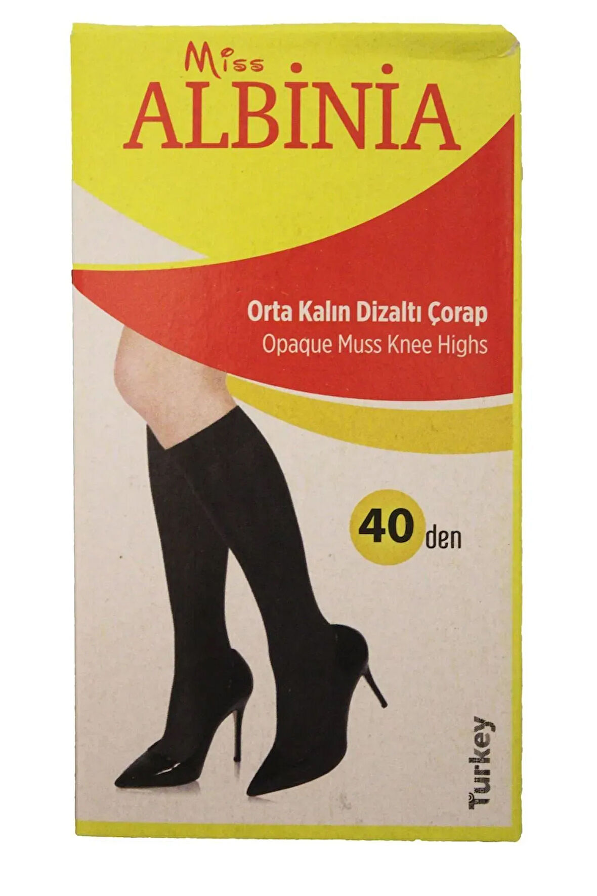 12 Çift 40 Den Mus Dizaltı Çorap Pantolon Çorabı