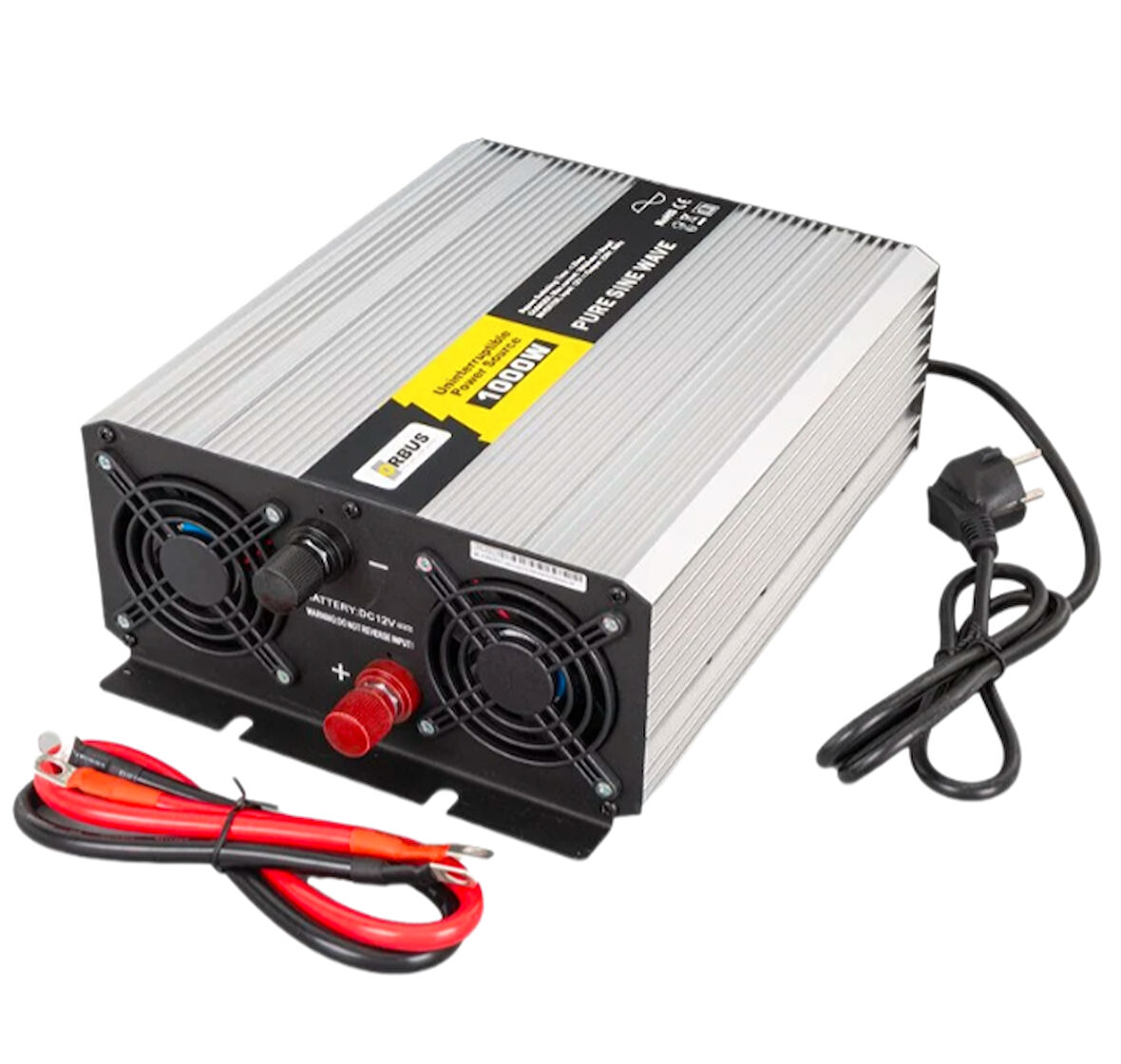 Orbus 12V 3000W Tam Sinüs Şarjlı İnverter