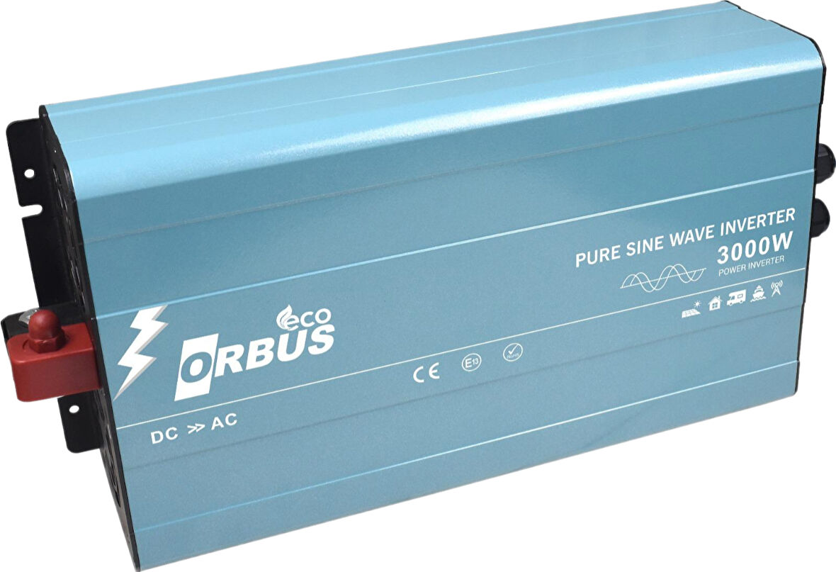 Orbus Eco 12 V 3000 W Tam Sinüs İnverter