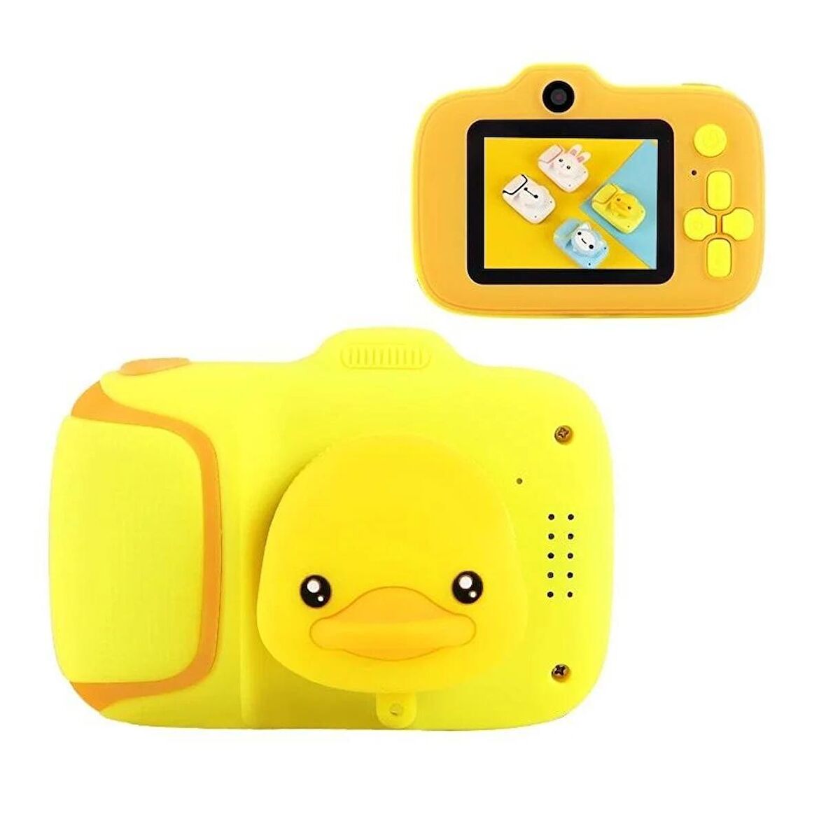 QASUL 1080p Hd Kamera Karikatür Çocuklar Için 5 Oyunlu Dijital Fotoğraf Makinesi 