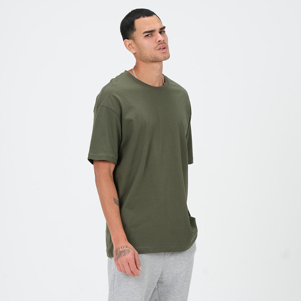 Oversize Basic Erkek Tshirt