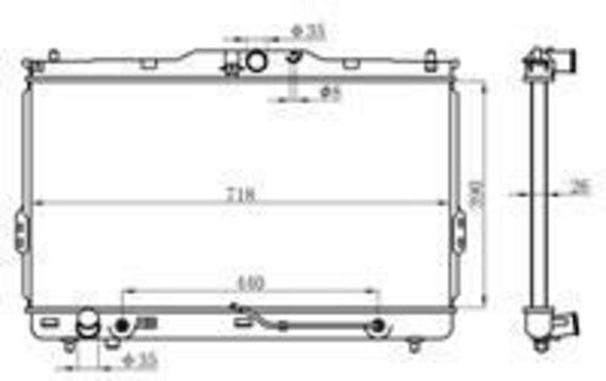 Oris BHY041 Su Radyatörü Santa Fe 2.0 CRDI 04- MRMOEM-1065062