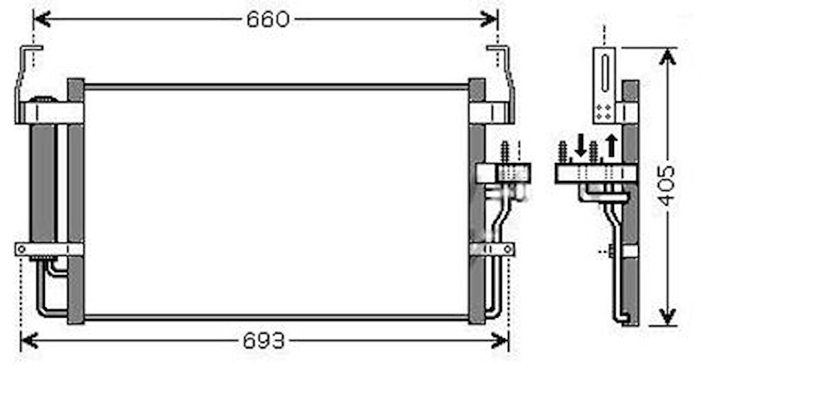 Oris CHY500017 Klima Radyatörü (Kondanser) Hyundai Elantra 1.6 00- 976062D000