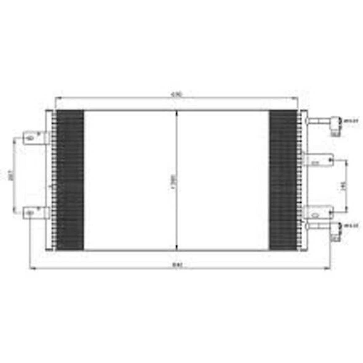 Oris CRN764016 Klima Kondenseri Trafic II 2.5 DCI 01 Vivaro A 2.5 DTI 01 Oto.-Mek 8200019382