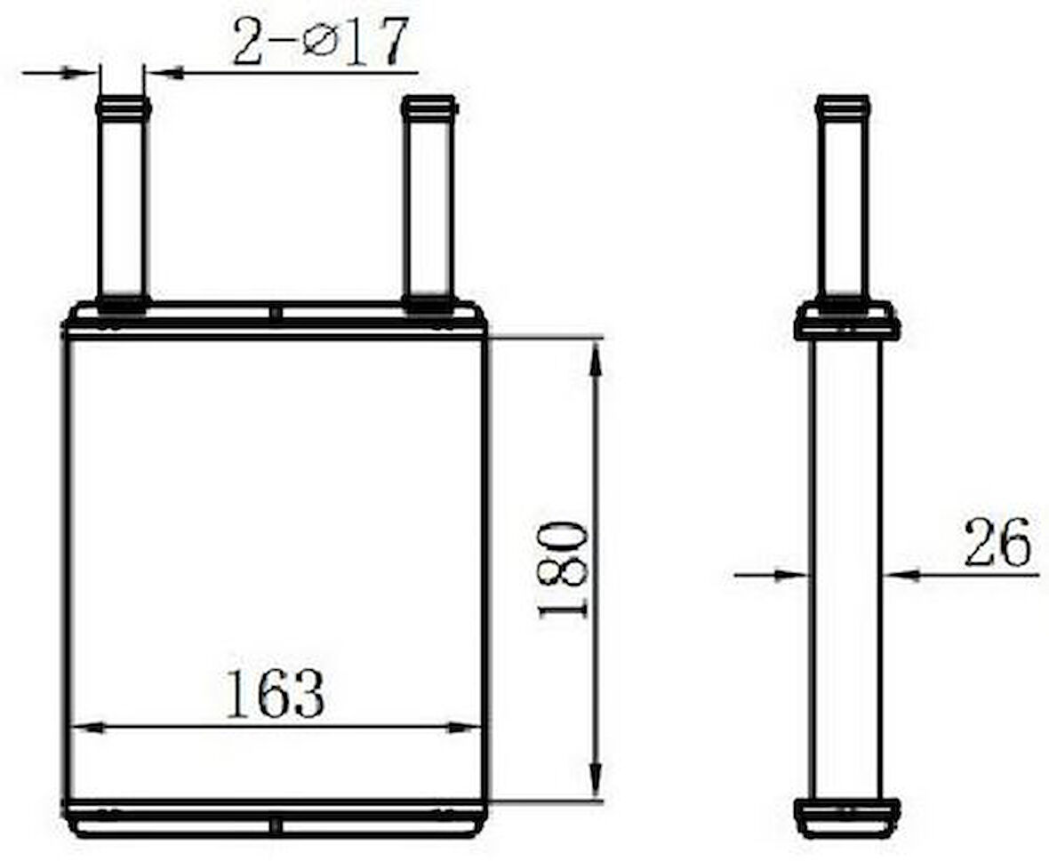 Oris KMZ027026 Kalorifer Brazing Heater A M 175X160X26 626 87-92 