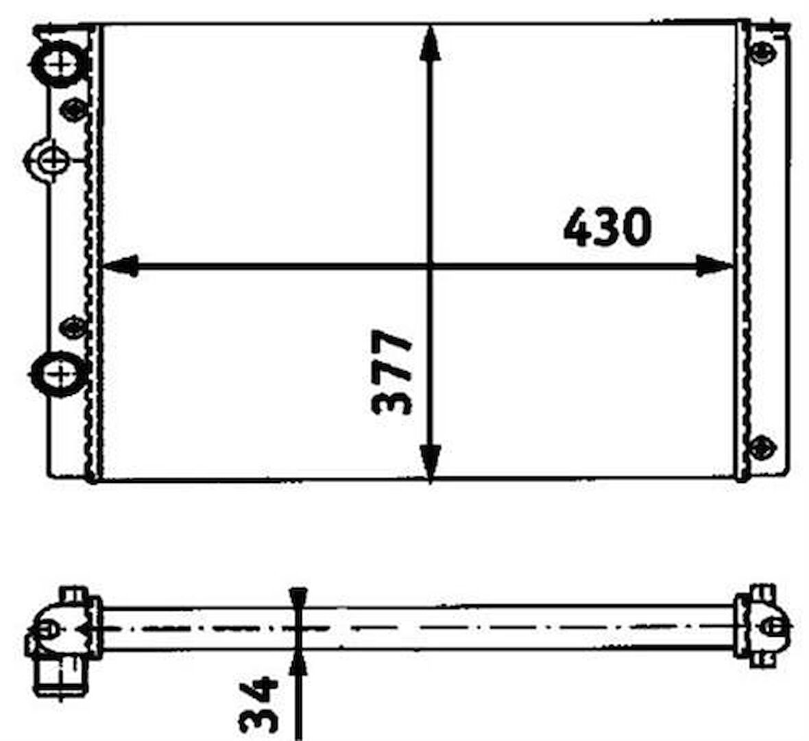 Oris MVW089 Su Radyatörü Polo Cordoba 1.4 1.7 MRMOEM-1065185
