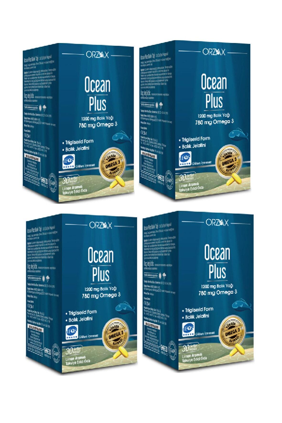 Ocean Plus 1200 mg 30 Kapsül 4 Adet