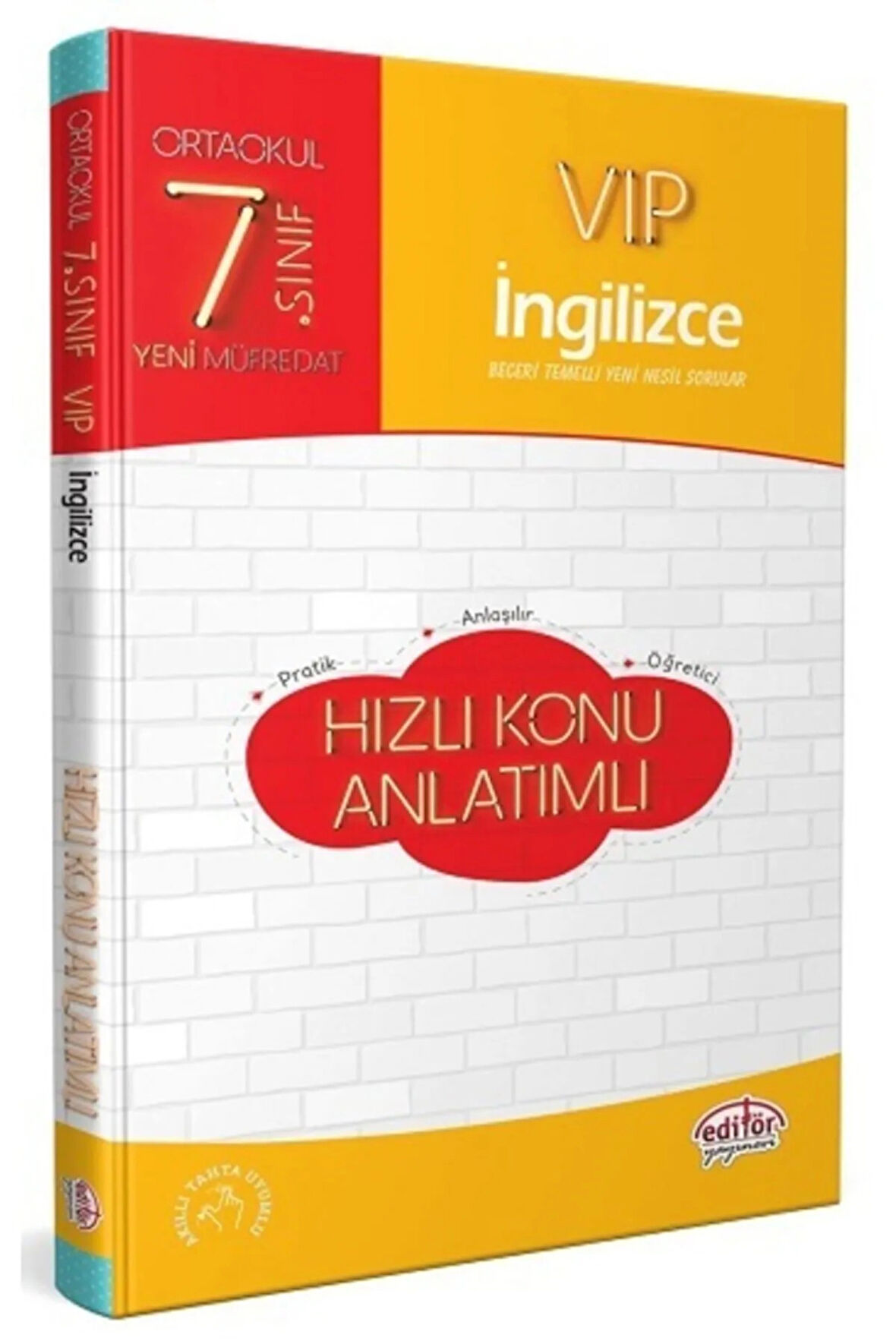 Editör Yayınevi 7. Sınıf Vıp Ingilizce hızlı Konu Anlatımlı