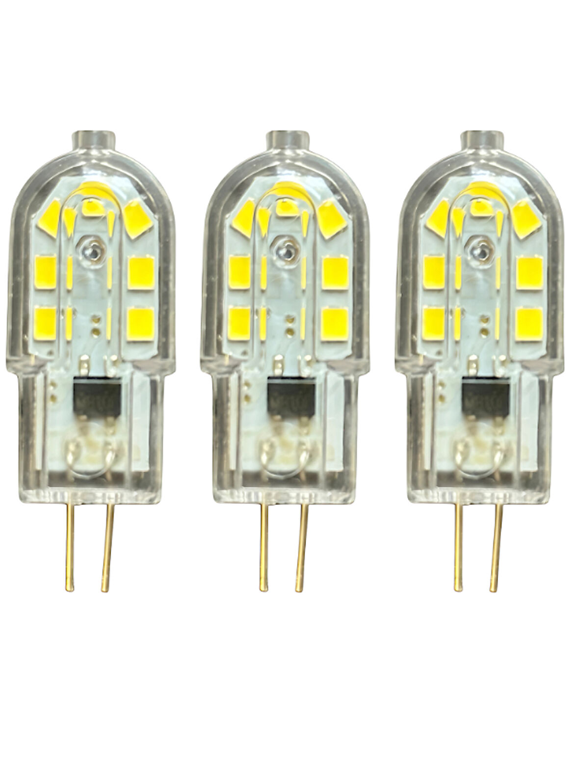 (3 Adet) Osaka 3W Beyaz Işık (6500K) G4 Duylu (İğne Bacak) Led Kapsül Ampul
