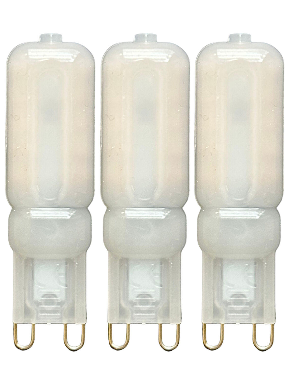 (3 Adet) Osaka Buzlu 5W Sarı Işık (3000K) G9 Duylu Led Kapsül Ampul