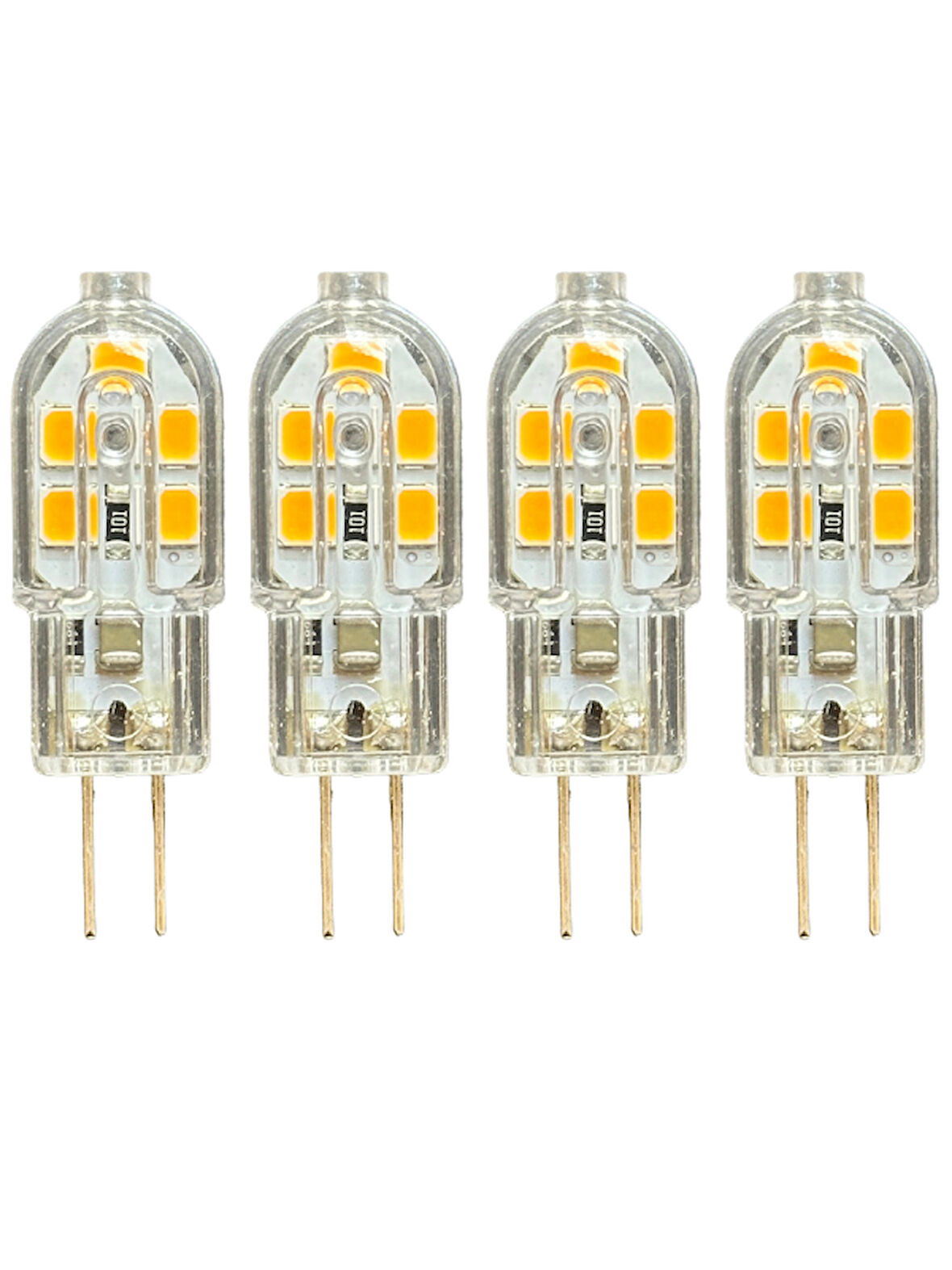 (4 Adet) Osaka 2W Sarı Işık (3000K) G4 Duylu Led Kapsül Ampul