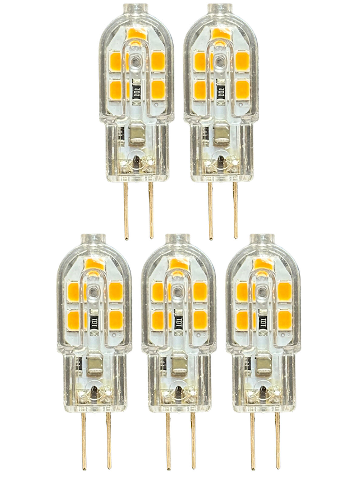 (5 Adet) Osaka 2W Sarı Işık (3000K) G4 Duylu Led Kapsül Ampul