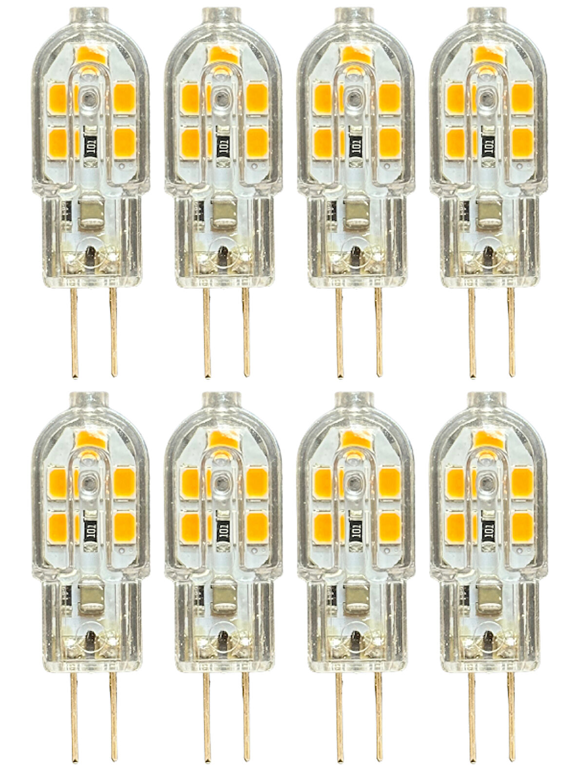 (8 Adet) Osaka 2W Sarı Işık (3000K) G4 Duylu Led Kapsül Ampul