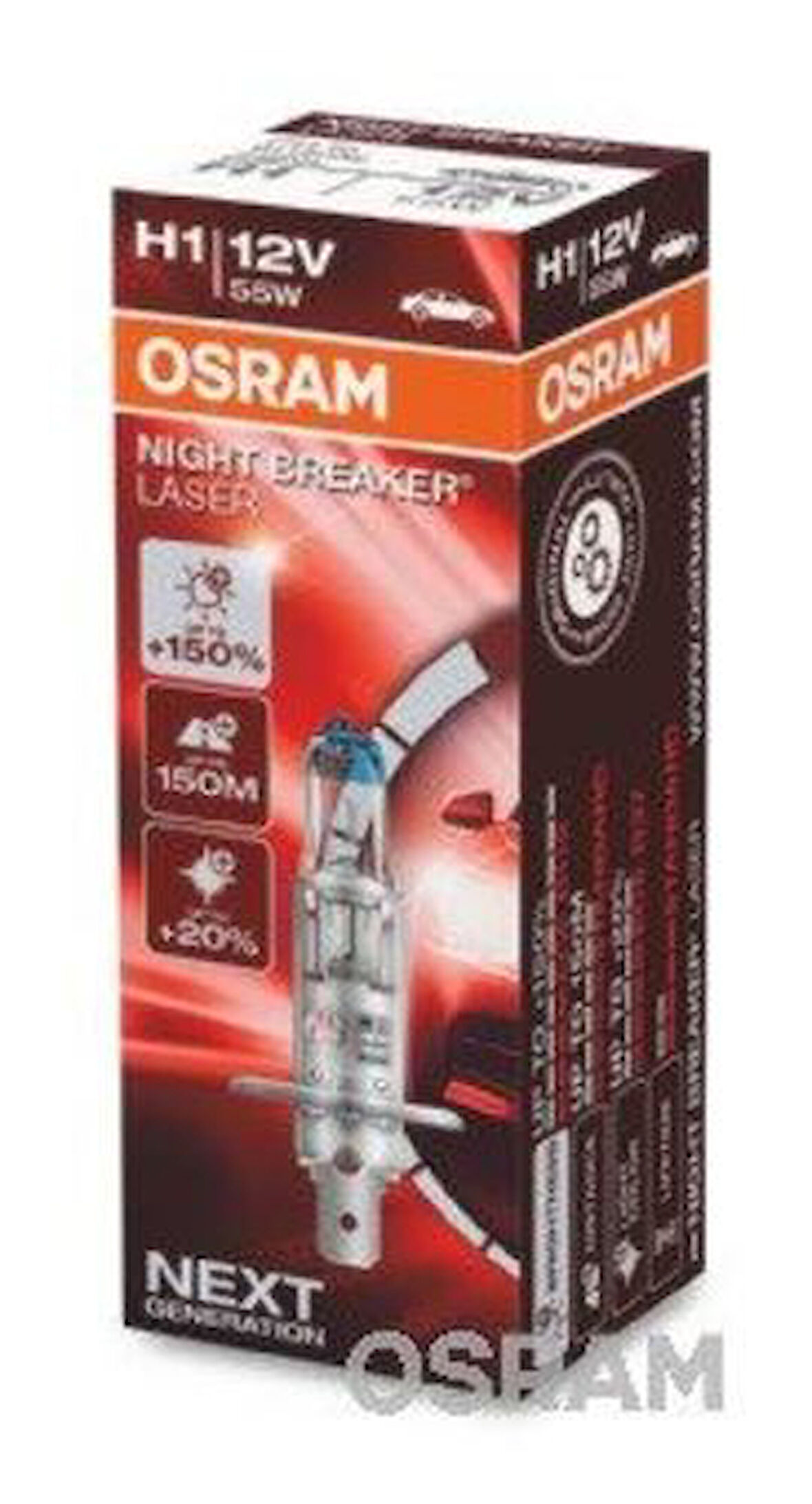 Osram 64150NL Halogen Ampul H1 12V 55W Far İkili 