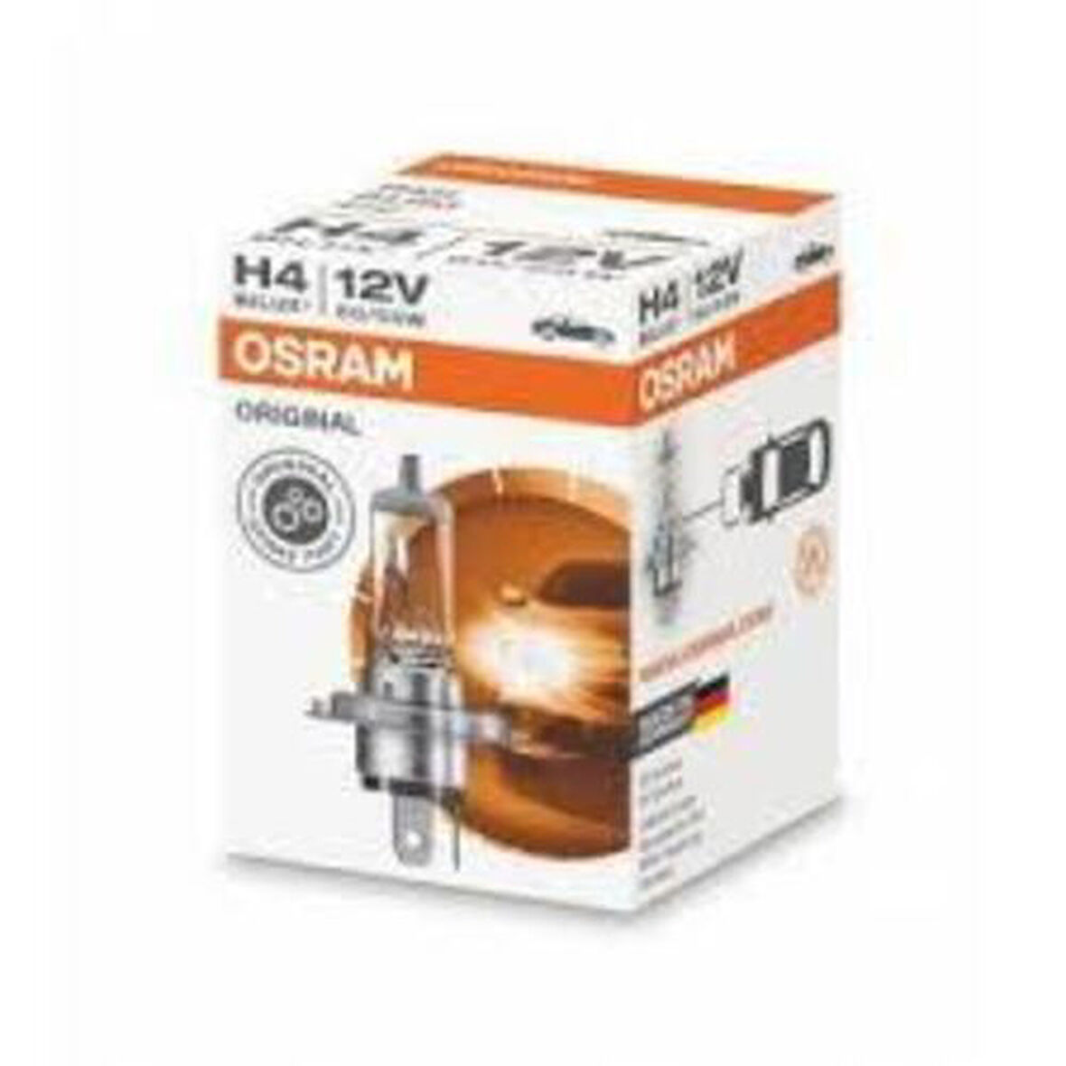 Osram 64193NBS Halogen Ampul H4 12V 55 60W Tırnaklı Far 43T İkili 