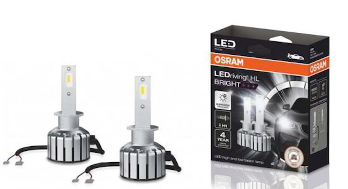 H1 Led Xenon Kit Ledriving Brıght %300 Fazla ışık