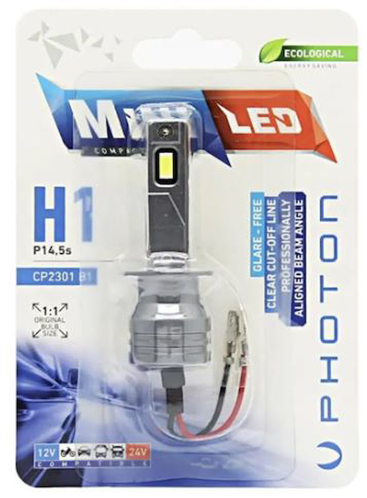 MİNİ H1 12-24V COMPACT LED 2 ADET