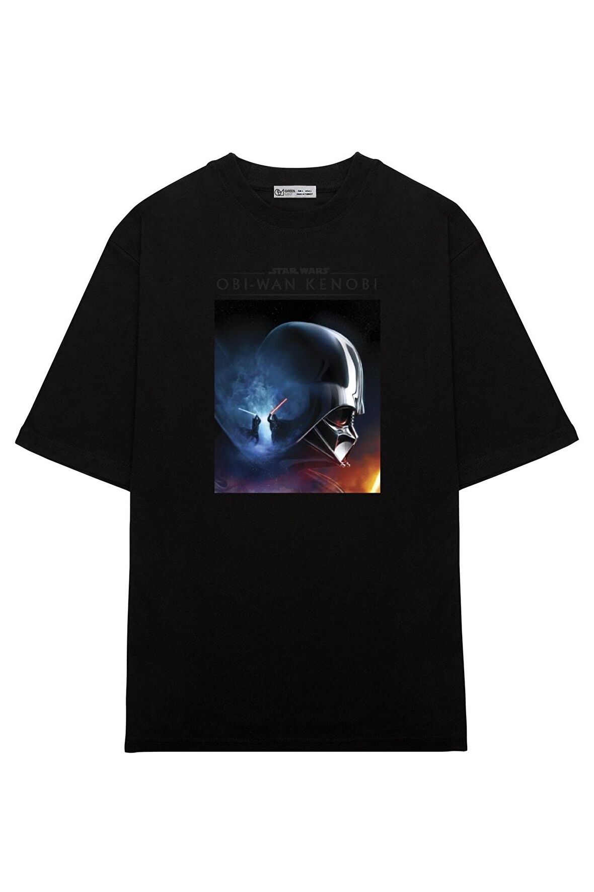 Unisex Oversize T-shirt Obi-wan Galaxy Fight