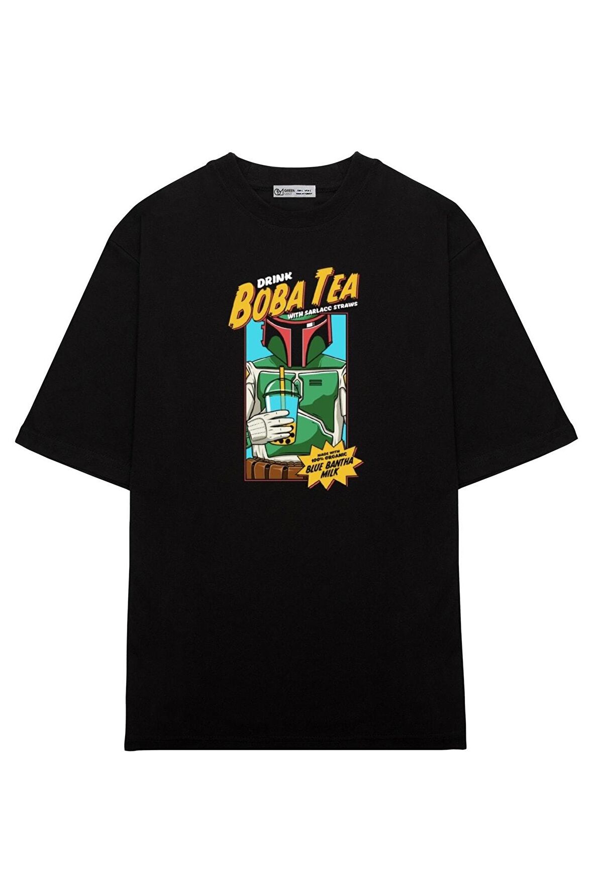 Unisex Oversize T-shirt Star Wars Drink Boba Tea