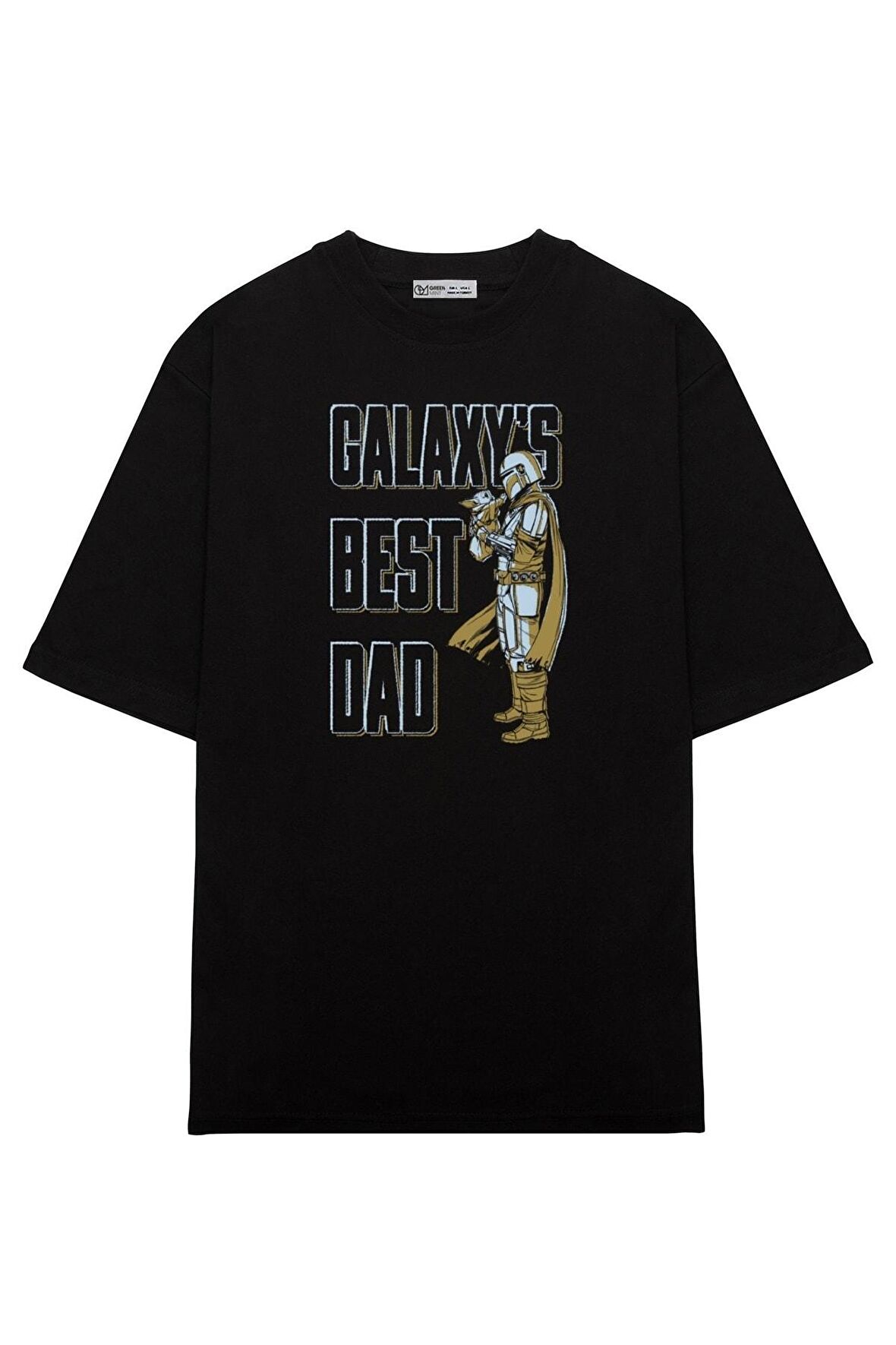 Unisex Oversize T-shirt The Mandalorian Galaxy's Best Dad
