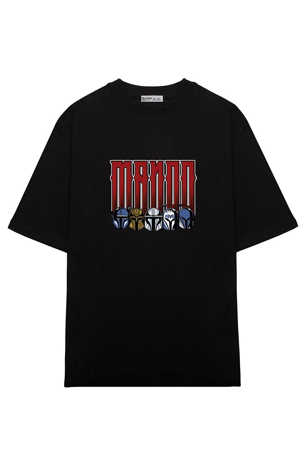 Unisex Oversize T-shirt The Mandalorian Mando Lineup