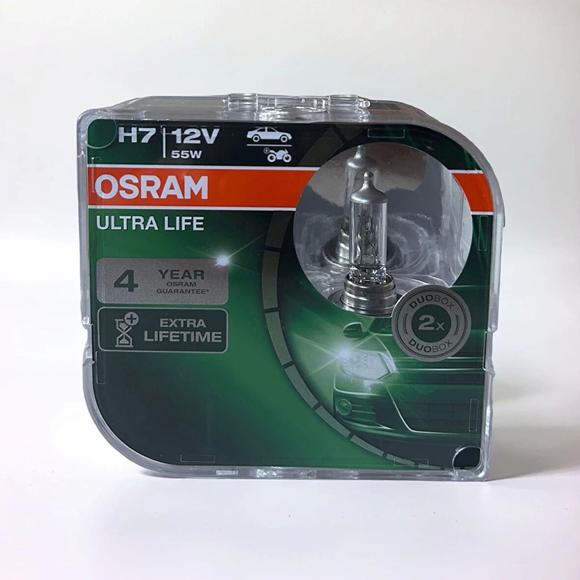 OSRAM Ultra Life h7 Ampul Pleksi Özel Ambalaj 2 Adet