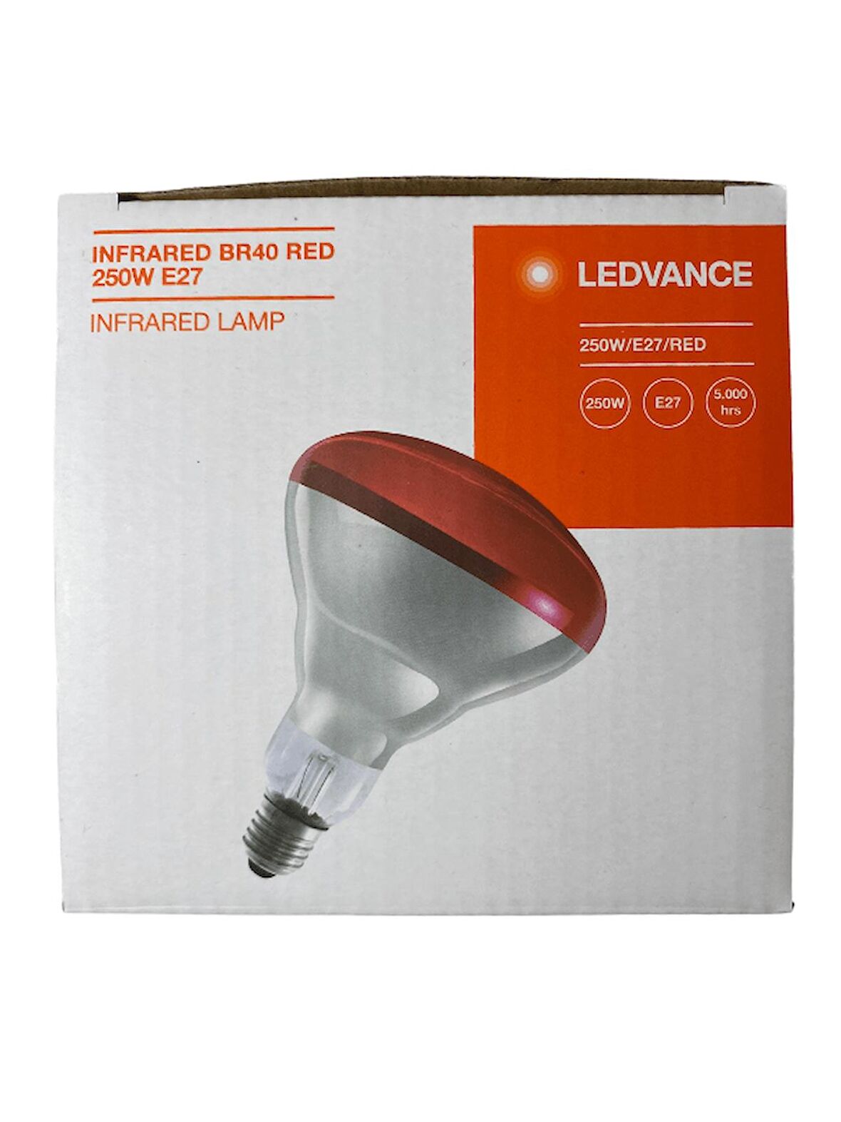 Osram Ledvance 250w Infrared Ampul Br40 E27 Isıtıcılı Lamba Kırmızı Işık (4 Adet)