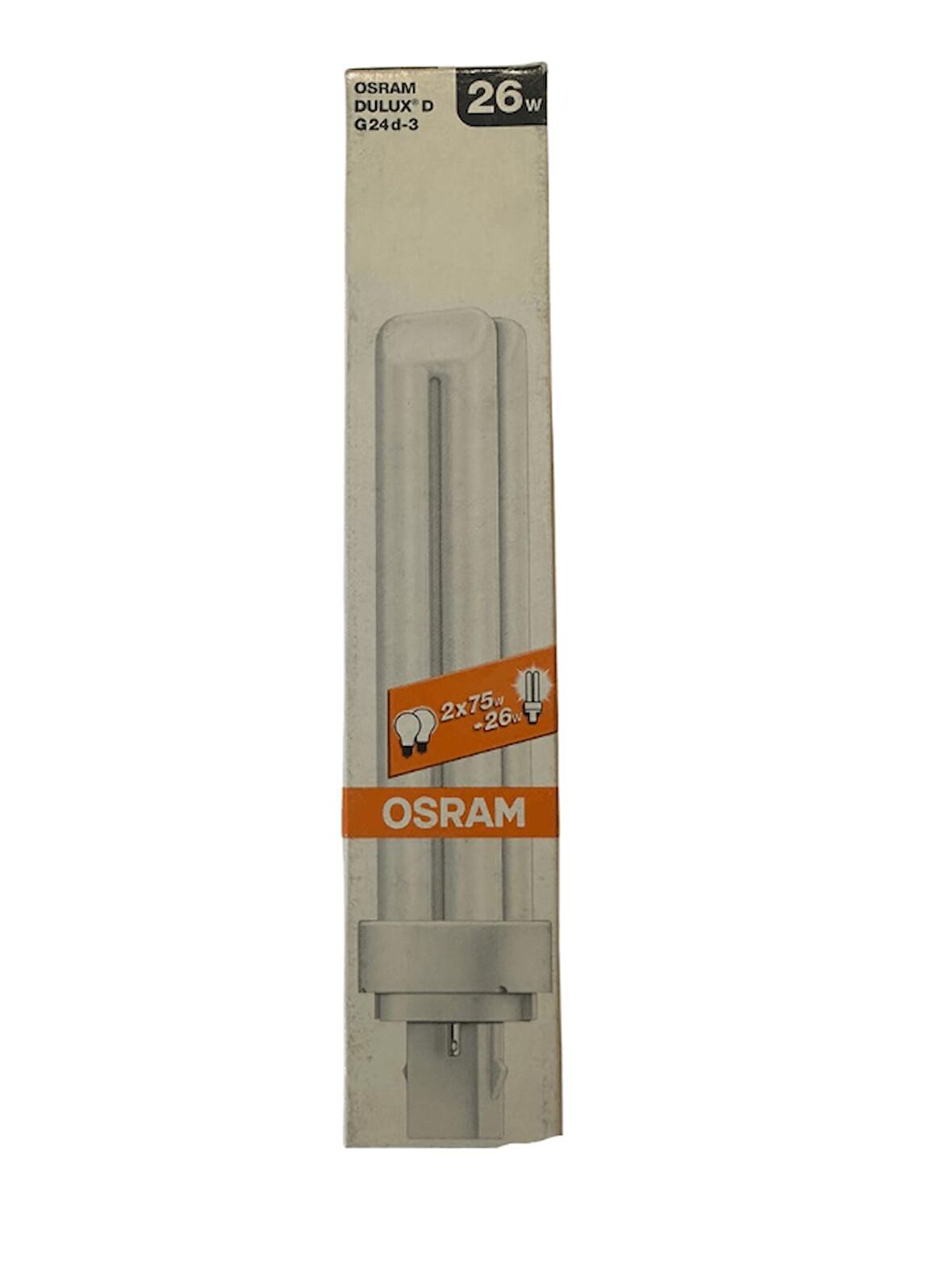 Osram Dulux D 26W 827 2700K Sarı Işık 2Pinli G24d-3 Duylu (2 Adet)