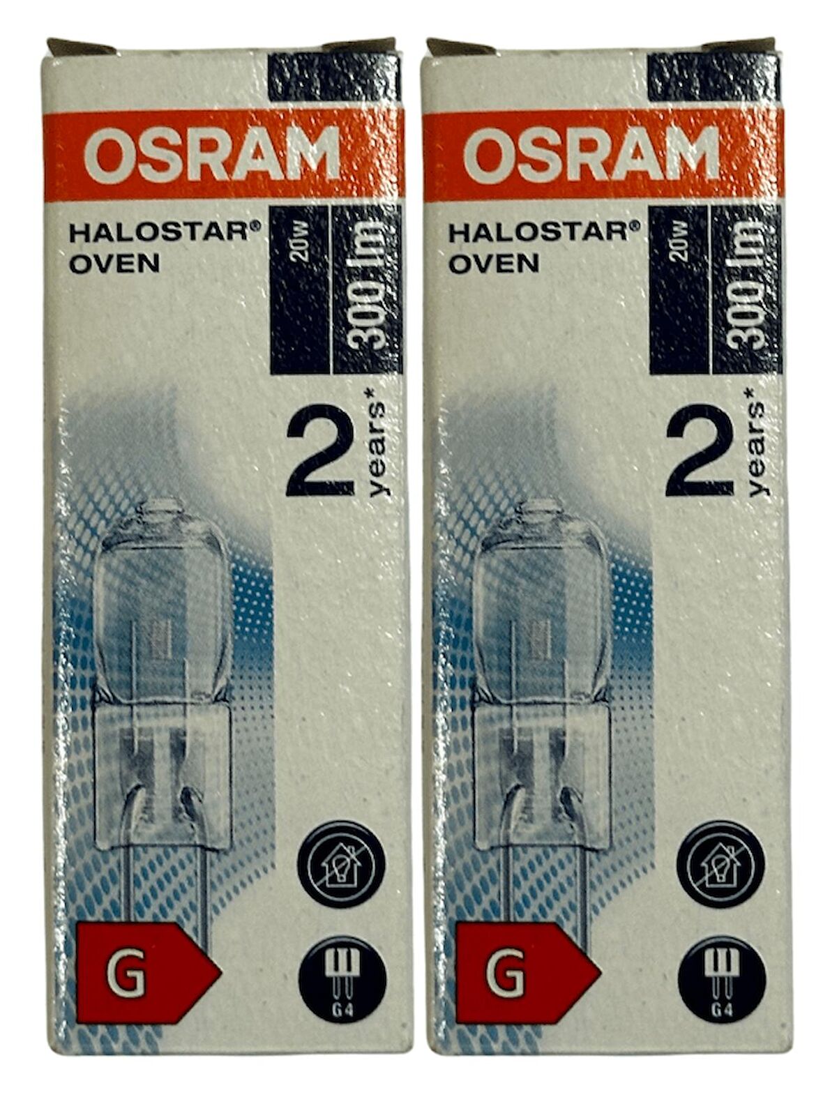 Osram 64428 20W 12V 2800K (Sarı Işık) Owen G4 Duylu Fırın Ampulü (2 Adet)