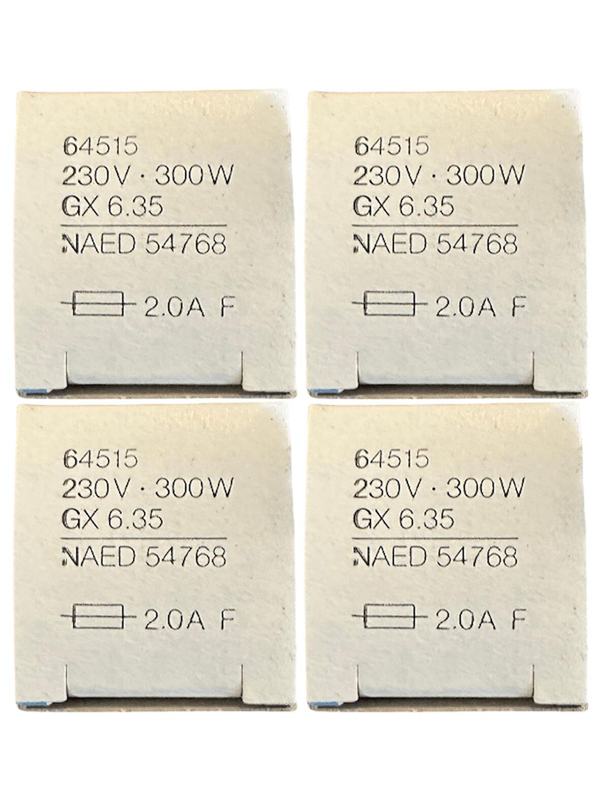 Osram 64515 300W GX6.35 Duylu Halojen Projektör Lambası (4 Adet)