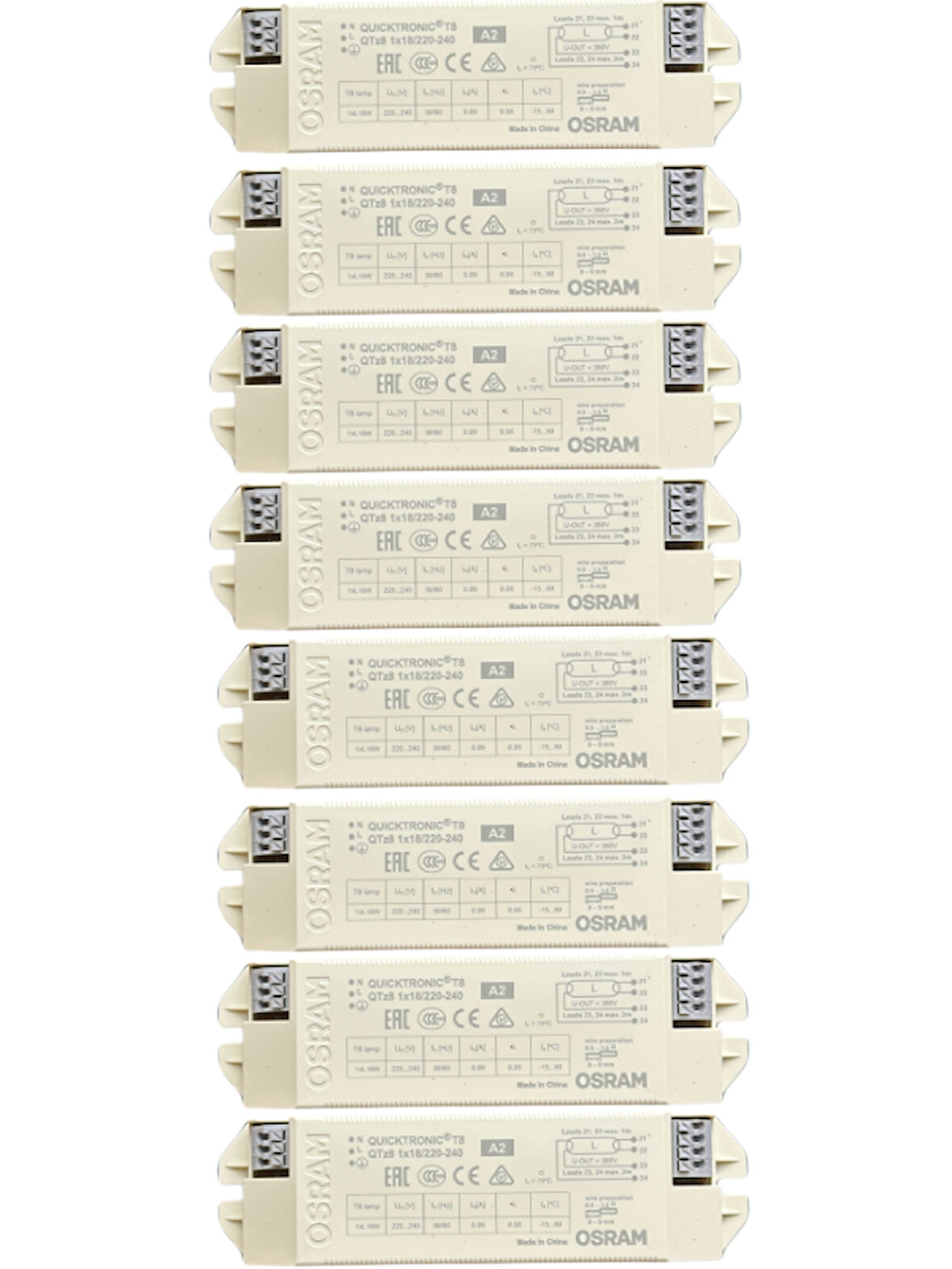 Osram 1x18 Balast Elektronik Balast (8 Adet)