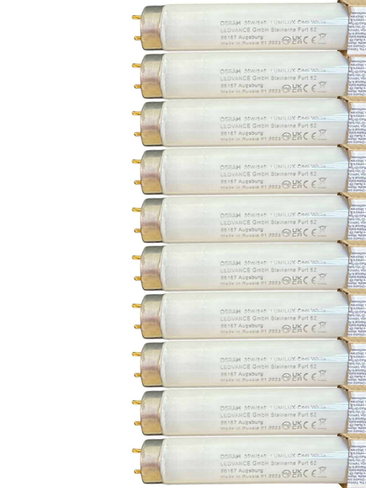 (10 Adet) Osram 30W 840 Günışığı (4000K) G13 Duylu T8 Floresan