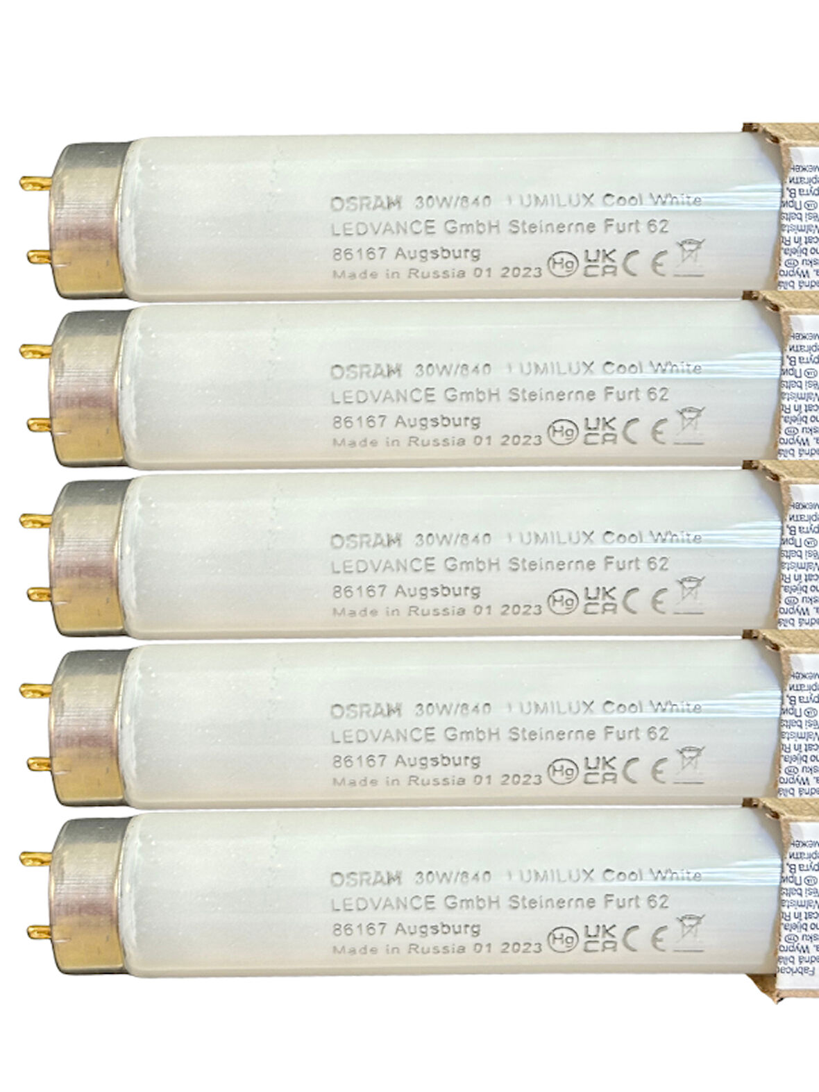 (5 Adet) Osram 30W 840 Günışığı (4000K) G13 Duylu T8 Floresan