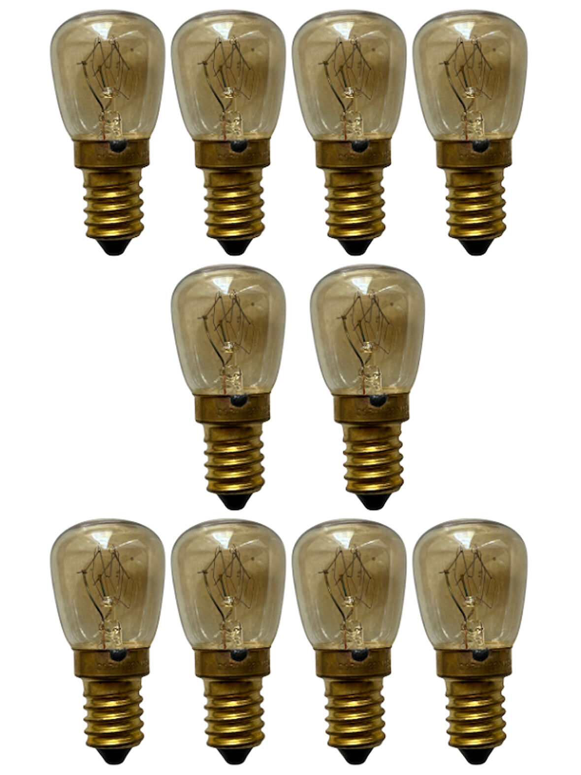 (10 Adet) Ledvance 25W Sarı Işık E14 Duylu (İnce Duy) Fırın Ampulü
