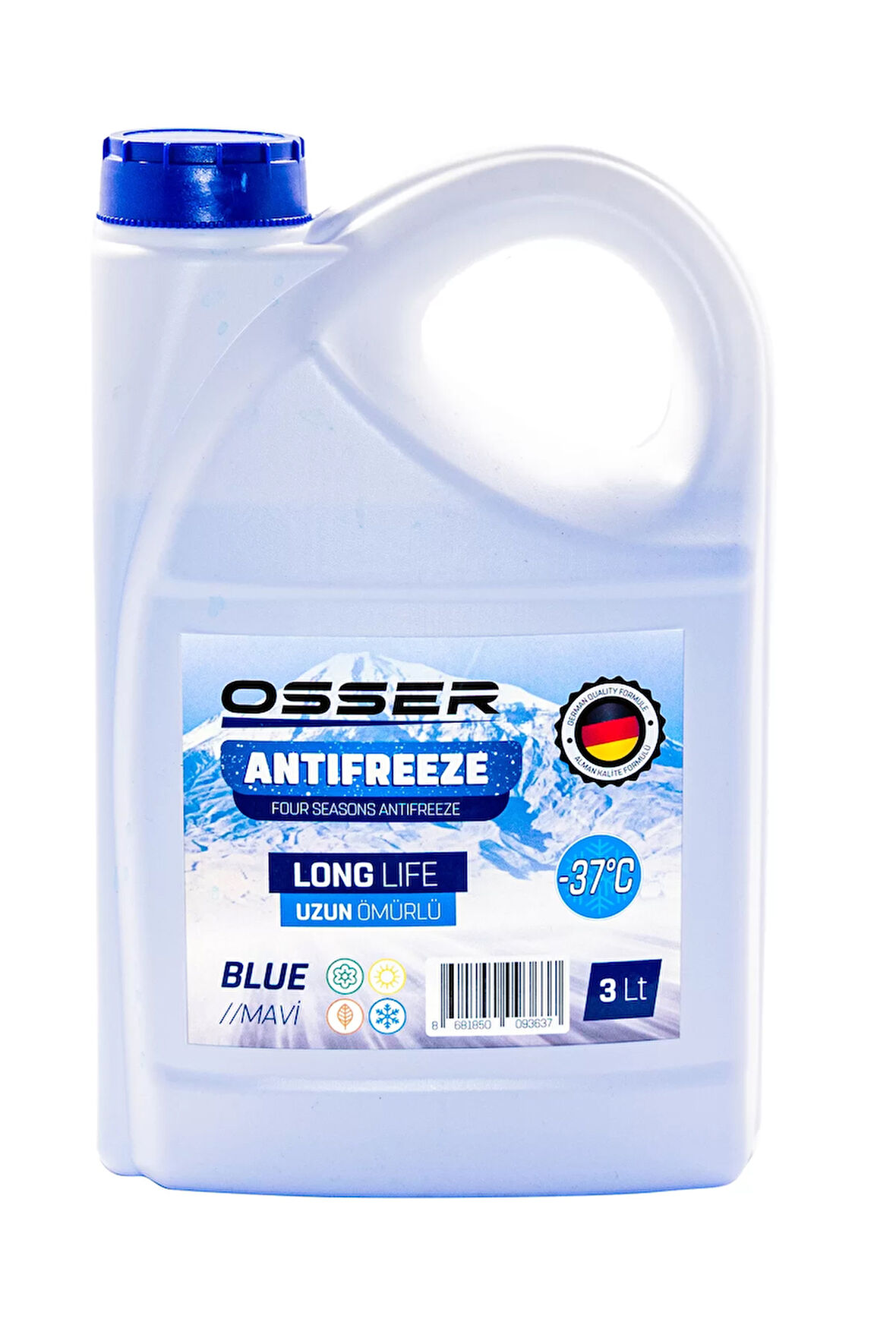 OSSER Antifriz 3 LT Mavi -37 Derece