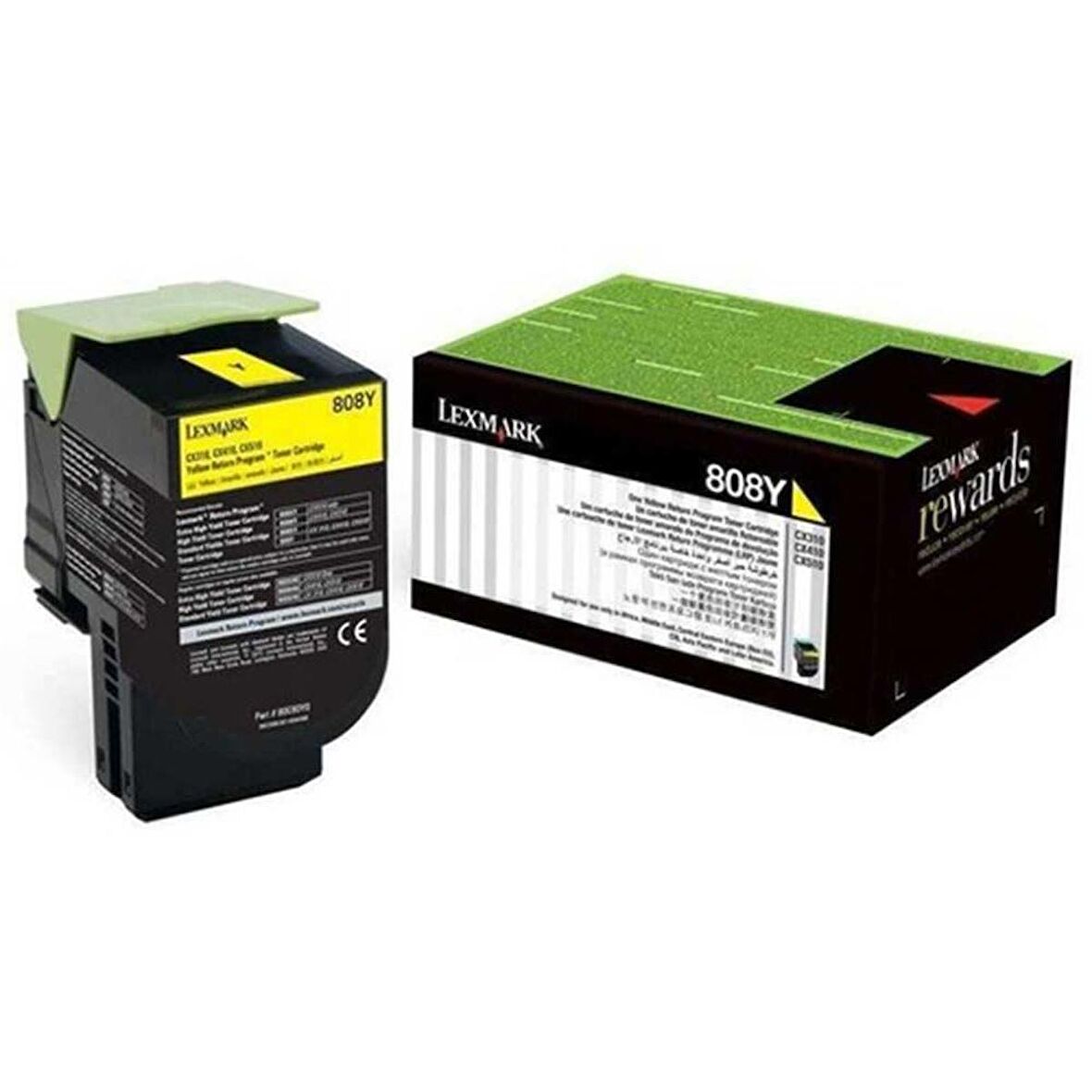 Lexmark CX310-80C80Y0 Sarı Toner