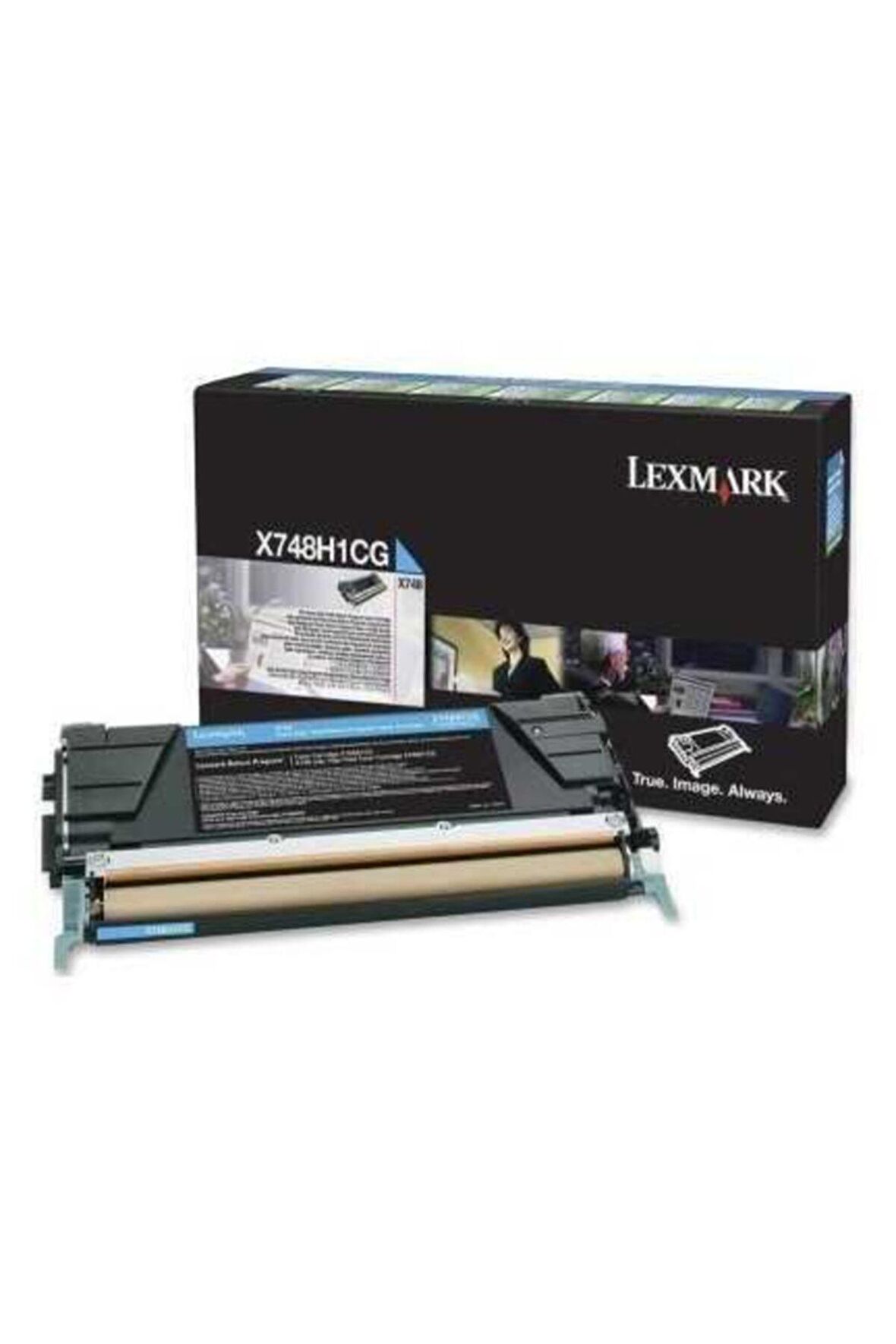 Lexmark X748-X748H1CG Mavi Toner Yüksek Kapasiteli