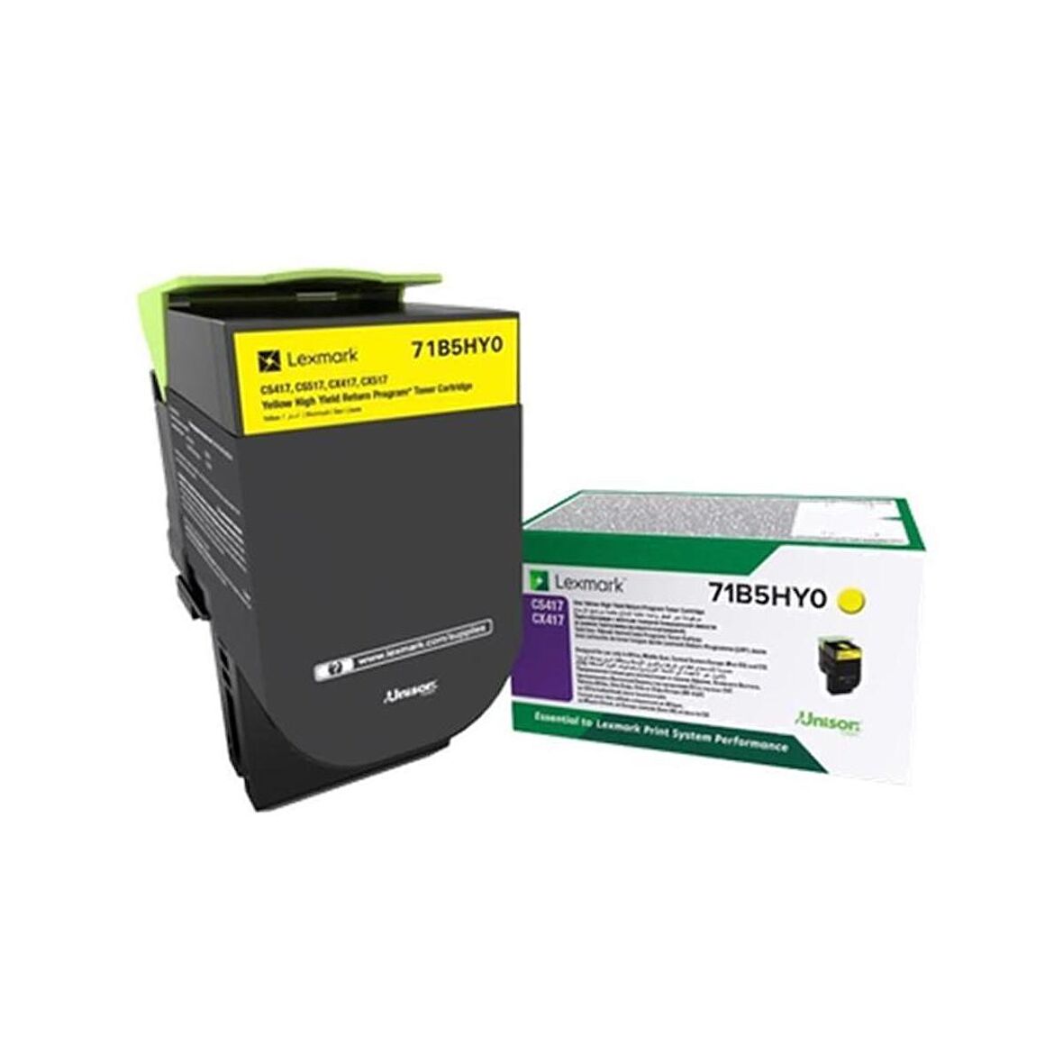 Lexmark CS417-71B5HY0 Sarı Toner Yüksek Kapasiteli