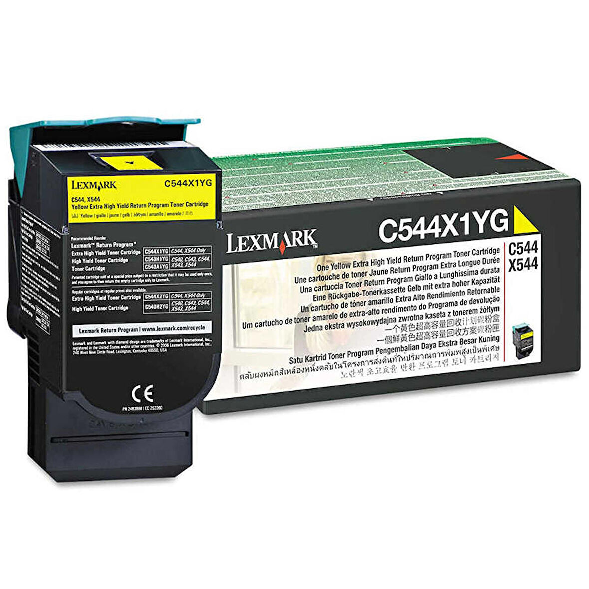 Lexmark C544-C544X1YG Sarı Toner Extra Yüksek Kapasiteli